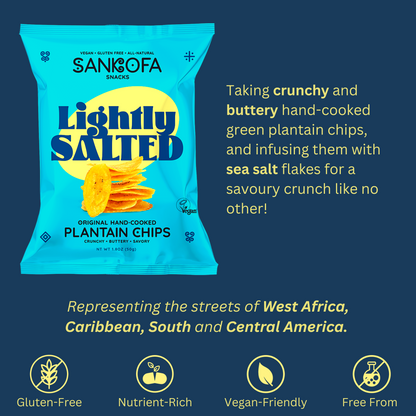 Sankofa Scrumptious Plantain Chips | Sharing Multipack - 12 x 50g |