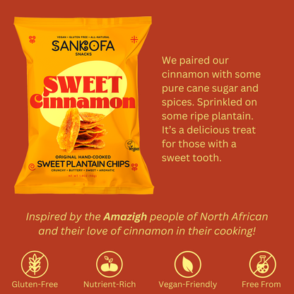 Sankofa Scrumptious Plantain Chips | Sharing Multipack - 12 x 50g |